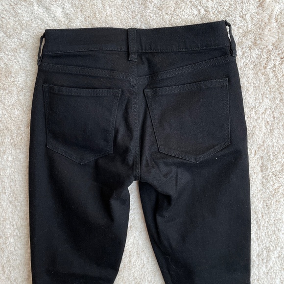 J. Crew Jeans Womens Size 24 Black Distressed Stretchable Low Rise Denim - Picture 12 of 12